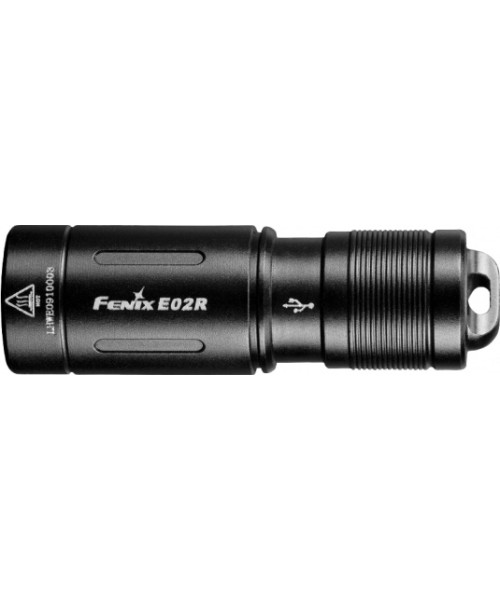 Žibintuvėliai : LED žibintuvėlis Fenix ​​E02R Black