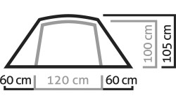 Palapinė Salewa Denali, 2 asmenų