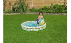 Pool Paddling Pool Wheel Ball Set 3 at 1 1 22 20cm BESTWAY