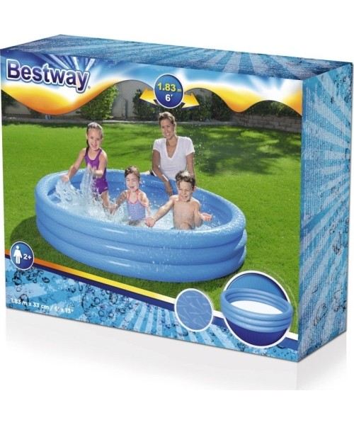 Pripučiamas baseinas Bestway, 183x33 cm, mėlynas
