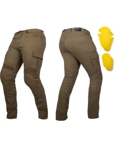 Motorcycle Jeans W-TEC Wallbridge Olive - Olive Green