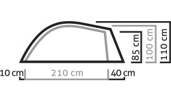Tents Salewa: Palapinė Salewa Litetrek, 2 asmenims
