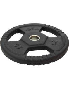 Guminės svorio plokštės su rankenomis Bauer Fitness Premium 20 kg AC-1496