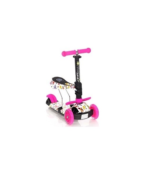 Children's Scooters : Paspirtukas Lorelli Smart Pink Butterfly