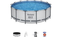 Above Ground Pools Bestway: Rėminis baseinas 14 FT 427 x 122 cm STEEL PRO MAX BESTWAY