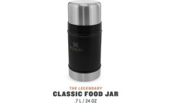 Thermoses Stanley: Termosas maistui Stanley Classic Legendary 0.7L, juodas