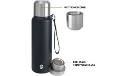 Flask Origin Outdoors Vacuum PureSteel, 0.5L, Black