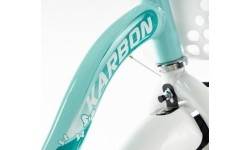 Children's and Junior Bikes : Dviratis Karbon Mimi 14 sky-white