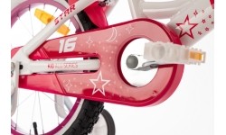 Vaikiški dviratukai ir triratukai : Dviratis Karbon Star ALU 16 white