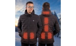 Heated Jackets W-TEC: Vyriška šildoma striukė W-TEC HEATborg