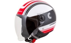 Motorcycle Helmet Cassida Handy Metropolis Black/White/Red