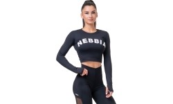 Moteriški marškinėliai ir liemenėlės Nebbia: Moteriški marškinėliai su ilgomis rankovėmis Nebbia Sporty Hero 585