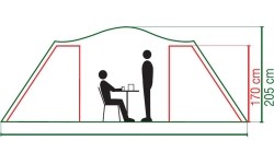 Coleman Tent 'Spruce Falls BlackOut' plus
