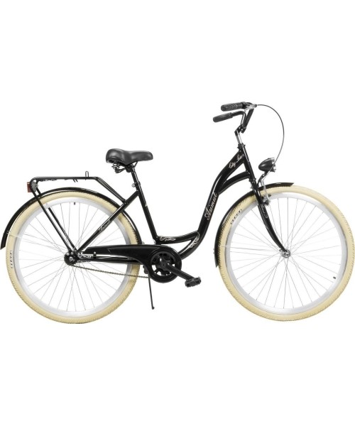 AZIMUT City Lux 28" 2025 Bicycle Black-Cream