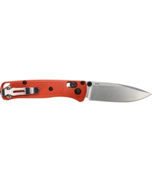 Medžiokliniai ir išgyvenimo peiliai Benchmade: "Benchmade" 533-04 MINI BUGOUT, raudonos spalvos, Mesa