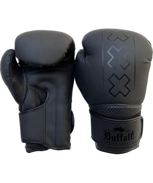 Boxing Gloves Buffalo: Buffalo Metalinės bokso pirštinės juodos 16oz