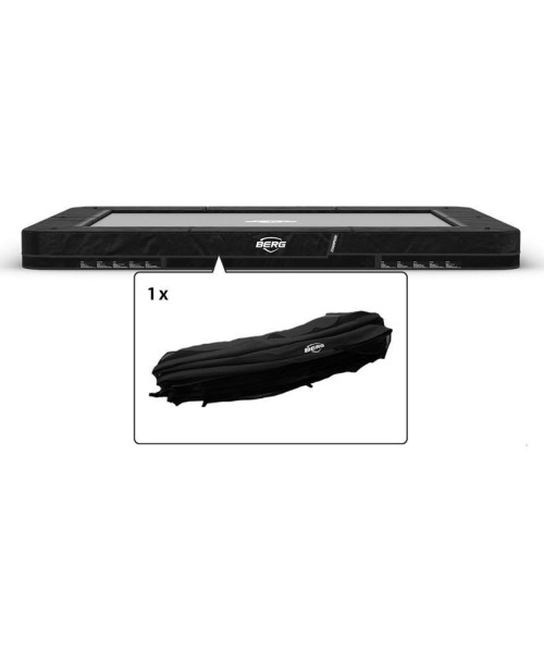 Batutų dalys ir aksesuarai BERG: Ultim Champion - InGround Padding 330 Black (22cm)