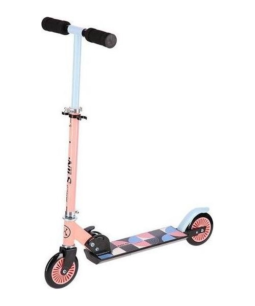 Children's Scooters Nils Extreme: HD026 ROŽINĖS-MĖLYNOS SPALVOS HULAJNOGA NILS EXTREME