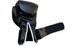 Boxing Gloves Buffalo: "Buffalo Outrage" bokso pirštinės juoda ir balta 14oz
