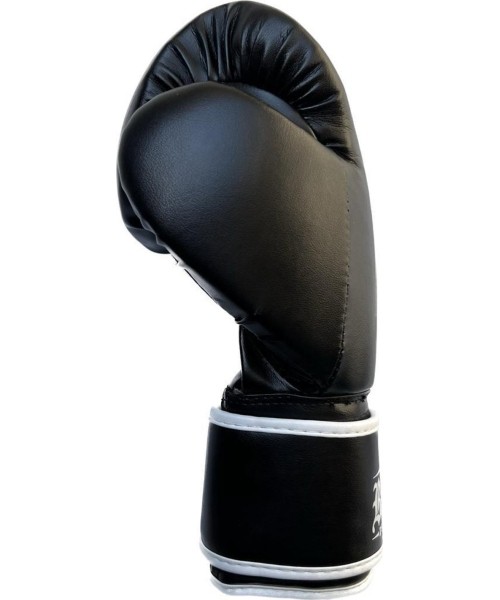 Buffalo Outrage boxing gloves black and white 10oz