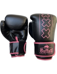 Bokso pirštinės Buffalo Outrage, juodos ir rožinės, 14 oz