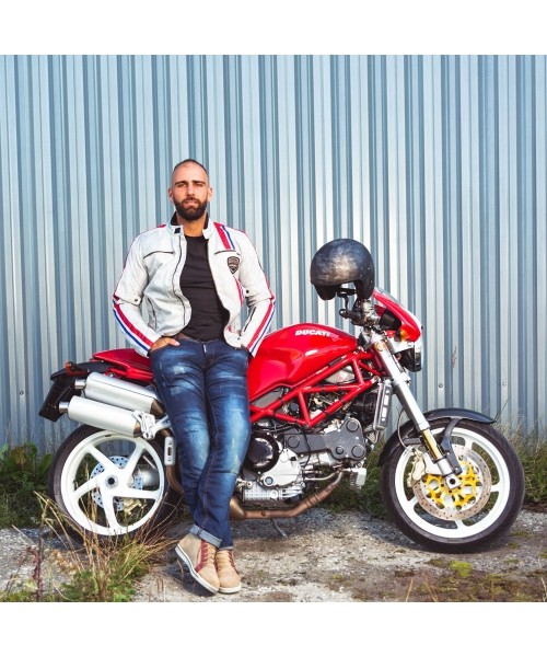 Vyriški motociklininko džinsai W-TEC: Vyriški motociklininko džinsai W-TEC Feeldy