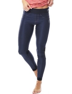 Ladies sport leggings Jobe Discover Denim - Blue
