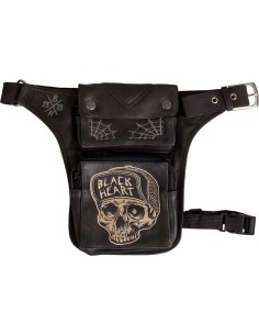 Thigh Bags W-TEC Black Heart: Motorcycle Thigh Bag W-TEC Black Heart Garage Built