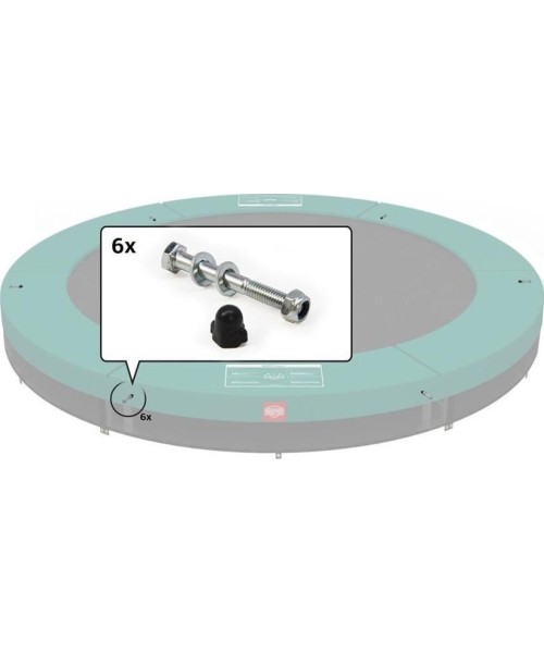 Trampoline Spare Parts BERG: InGround Talent - Fasteners for 6 Legs