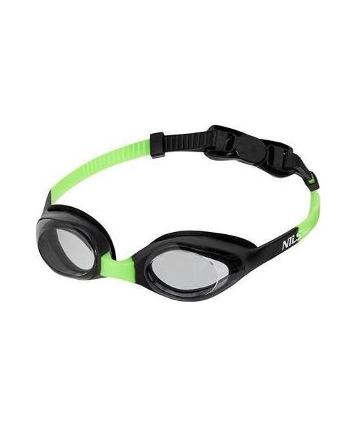 Diving Goggles & Masks : NQG170AF JUODOS/ŽALIOS SPALVOS VAIKIŠKI AKINIAI NILS AQUA