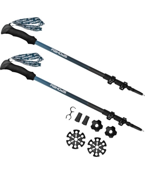 Nordic Walking Poles Spokey: "Spokey CARBON" žygio lazdos