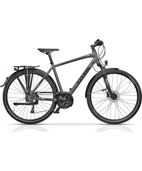 City Bikes : CROSS Travel Trek 28" dydis 19" (48cm) (pilka)