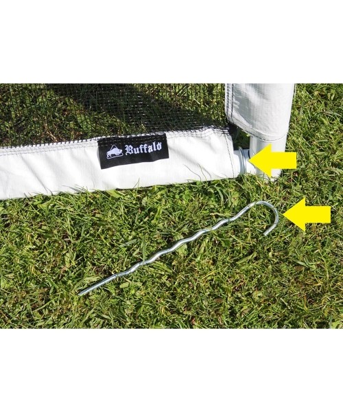 Buffalo World Cup football goal (225x175x80cm)