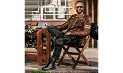 W-TEC: Vyriška moto striukė Jacket W-TEC Milano odinė