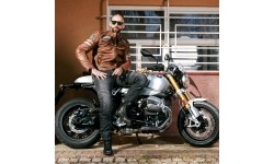 W-TEC: Vyriška moto striukė Jacket W-TEC Milano odinė