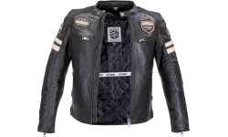W-TEC: Vyriška moto striukė Jacket W-TEC Milano odinė