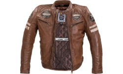 W-TEC: Vyriška moto striukė Jacket W-TEC Milano odinė