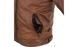 W-TEC: Vyriška moto striukė Jacket W-TEC Milano odinė