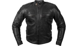 W-TEC: Men’s Leather Motorcycle Jacket W-TEC Urban Noir