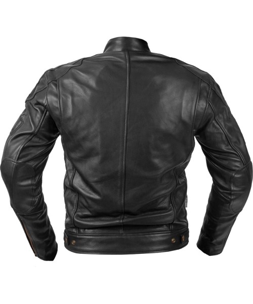 W-TEC: Men’s Leather Motorcycle Jacket W-TEC Urban Noir