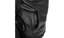 W-TEC: Men’s Leather Motorcycle Jacket W-TEC Urban Noir
