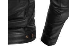 W-TEC: Men’s Leather Motorcycle Jacket W-TEC Urban Noir