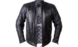 W-TEC: Leather Motorcycle Jacket W-TEC Elcabron