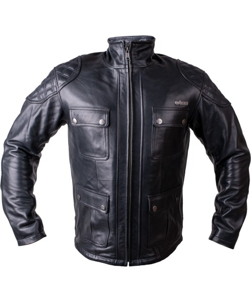 W-TEC: Leather Motorcycle Jacket W-TEC Valebravo
