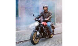 W-TEC: Leather Motorcycle Jacket W-TEC Valebravo