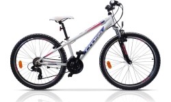 City Bikes : Dviratis Cross Speedster Girl 26", dydis 12.5"(32cm), baltas/juodas/mėlynas