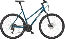 Dviračiai jaunimui ir suaugusiems KTM: KTM X-Life ROAD 28" 27G dydis 18" (46cm) (mėlyna)