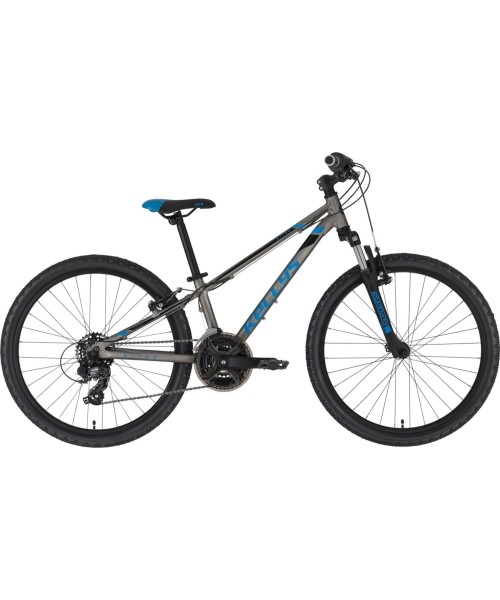Children's and Junior Bikes : KELLYS Kiter 50 24" dydis 11" (28cm) (pilka/mėlyna)