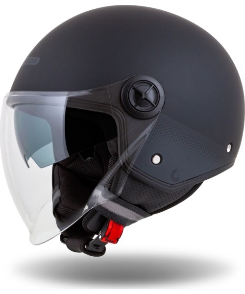 Scooter Helmets Cassida: Motorcycle Helmet Cassida Handy Plus Matte Black/Gray