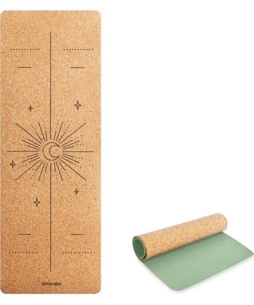 Training Mats Spokey: Kamštinis jogos kilimėlis Spokey SAVASANA